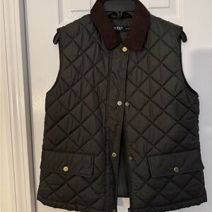 NEW (tags not attached) Ralph Lauren quilted field vest, size medium
